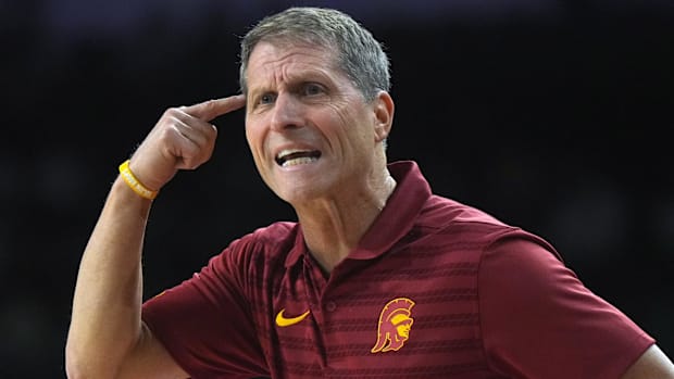 USC Trojans head coach Eric Musselman forward Chad Baker-Mazara guard Rodney Rice transfer portal NCAA basketball USC Trojans