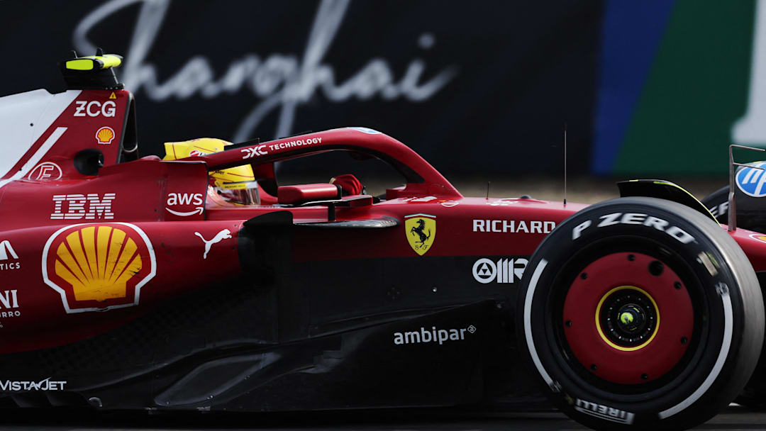 [US, Mexico & Canada customers only] March 23, 2025; Shanghai, CHINA; Lewis Hamilton during the F1 Chinese Grand Prix at Shanghai International Circuit. Mandatory Credit: Go Nakamura/Reuters via Imagn Images