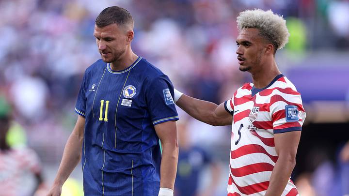 Edin Dzeko musste beim Bosnien-Aus verletzungsbedingt ausgewechselt werden