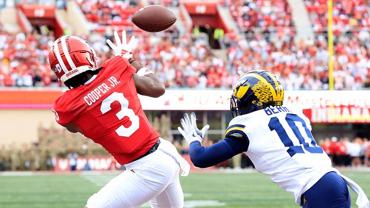 Omar Cooper Jr., Zeke Berry, Indiana Hoosiers, Michigan Wolverines