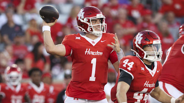 Live Score Updates Deion Sanders Colorado Buffaloes  Houston Cougars Big 12 Football Ryan Staub Kaidon Salter Conner Weigman 