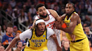 Karl-Anthony Towns y New York Knicks deben seguir batallando arduamente ante Indiana Pacers en estos Playoffs de la NBA