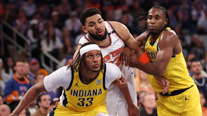 Karl-Anthony Towns y New York Knicks deben seguir batallando arduamente ante Indiana Pacers en estos Playoffs de la NBA