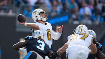 New Orleans Saints quarterback Tyler Shough