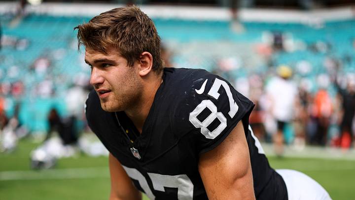 Las Vegas Raiders TE Michael Mayer.