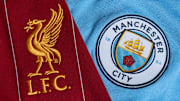 The Liverpool and Manchester City Club Crests