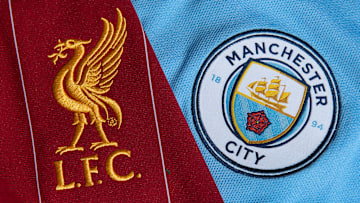 The Liverpool and Manchester City Club Crests