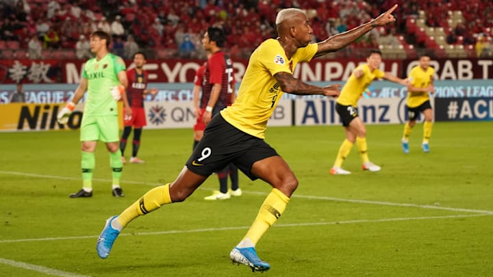 Anderson Talisca'nın gol sevinci Anderson Talisca'nın gol sevinci