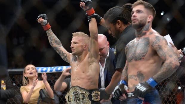 TJ Dillashaw defeating Cody Garbrandt for a second time at UFC 227.
