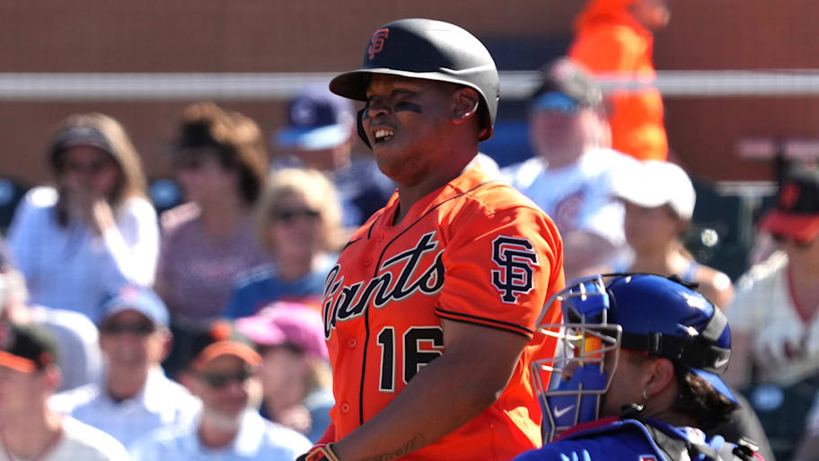 San Francisco Giants designated hitter Rafael Devers 