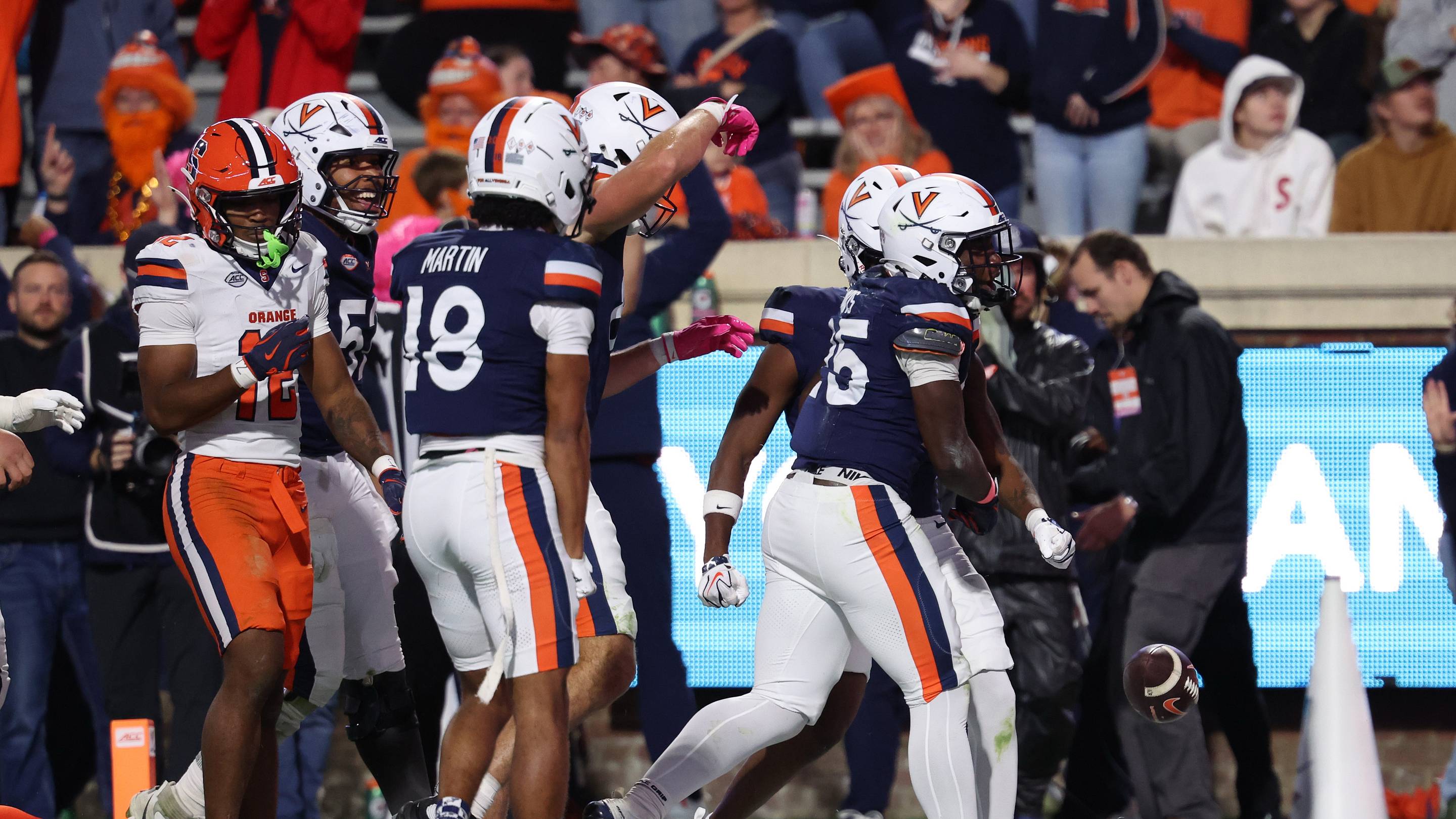 After storm of struggles, Virginia finds season-salvaging 28-25 triumph over Syracuse