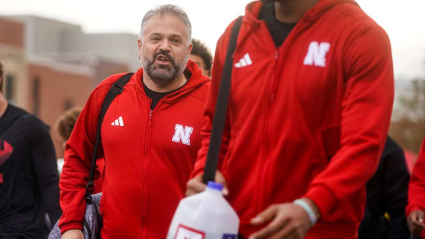 Nebraska Cornhuskers head coach Matt Rhule