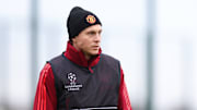 Manchester United Training Session And Press Conference - UEFA Champions League 2023/24
