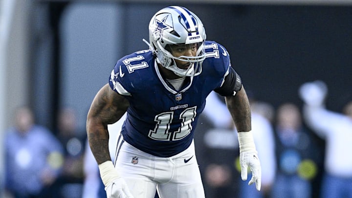 Dallas Cowboys linebacker Micah Parsons (11) in action during the game between the Dallas Cowboys and the Chicago Bears. Dallas Cowboys linebacker Micah Parsons (11) in action during the game between the Dallas Cowboys and the Chicago Bears.