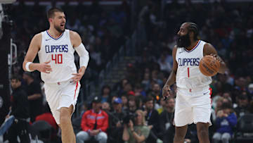 James Harden, Ivica Zubac, LA Clippers