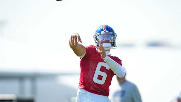 New York Giants quarterback Jaxson Dart