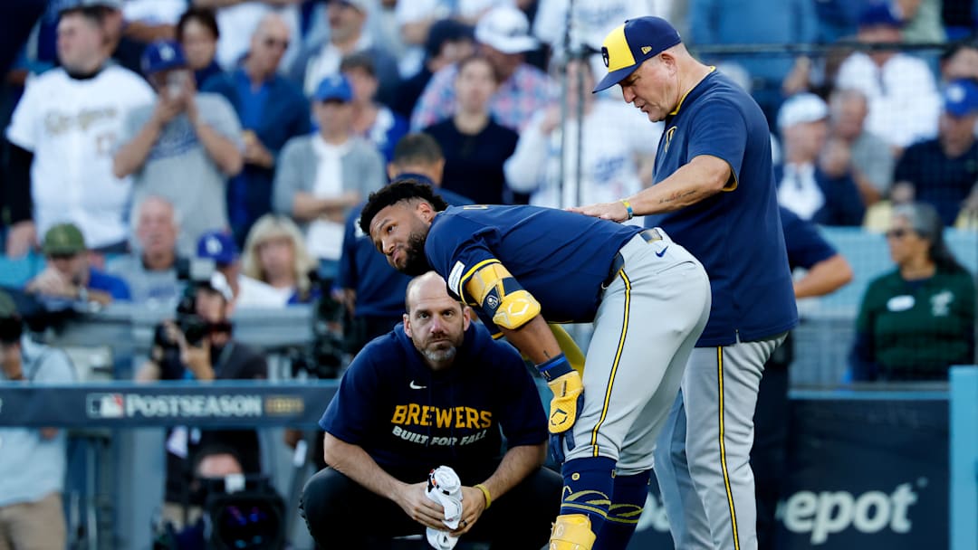 National League Championship Series - Milwaukee Brewers v Los Angeles Dodgers - Game Three