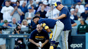 National League Championship Series - Milwaukee Brewers v Los Angeles Dodgers - Game Three