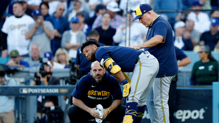 National League Championship Series - Milwaukee Brewers v Los Angeles Dodgers - Game Three
