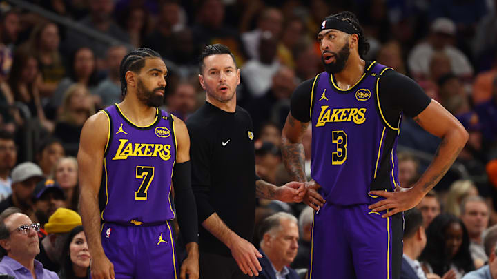 Gabe Vincent, JJ Redick, Anthony Davis