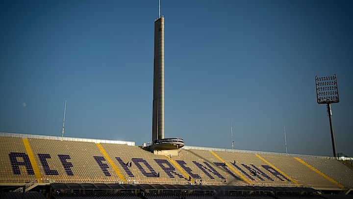 Artemio Franchi stadium is pictured prior to the pre-season...