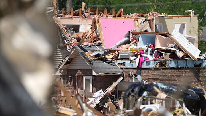 A tornado tore up the neighborhood off Saddle Road in London Kentucky.
May 17, 2025
