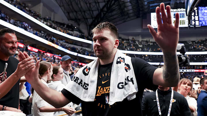 Luka Doncic is looking a lot different these days. 