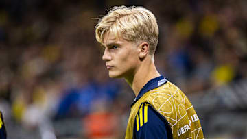 Lucas Bergvall with Sweden over the international break 