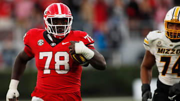 Georgia defensive lineman Nazir Stackhouse