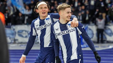 Für Marten Winkler (hier neben Fabian Reese) war es voraussichtlich die letzte Saison im Hertha-Trikot Für Marten Winkler (hier neben Fabian Reese) war es voraussichtlich die letzte Saison im Hertha-Trikot