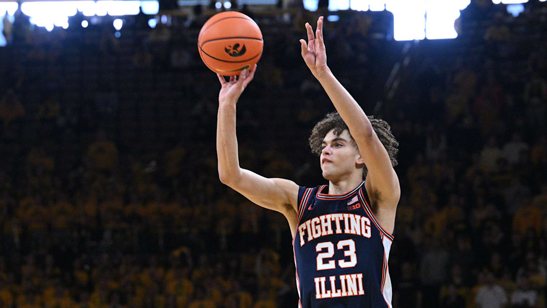 Illinois guard Keaton Wagler moves up the rankings after his 46 points against Purdue.