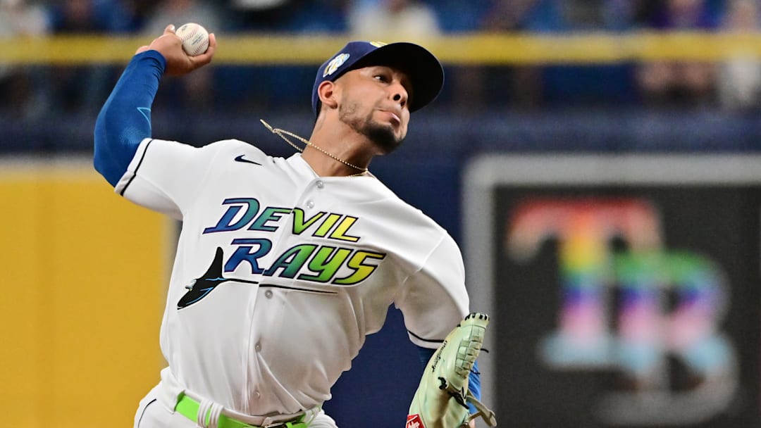 Tampa Bay Rays pitcher Luis Patino