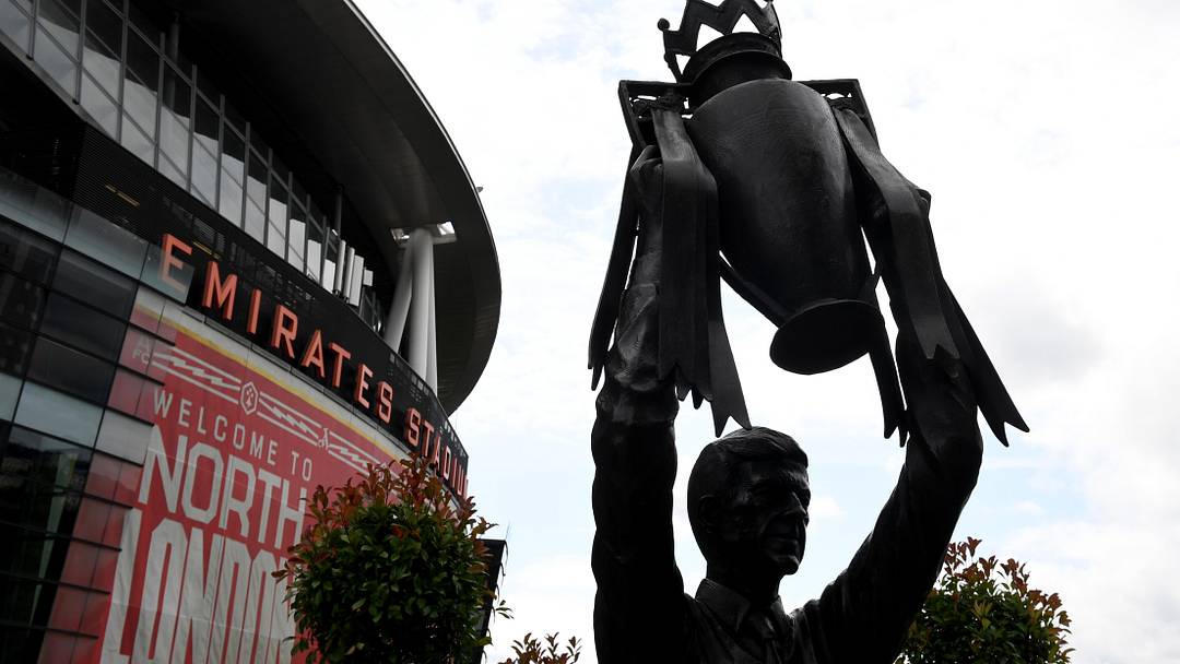 Arsene Wenger Statue at The Emirates Stadium
