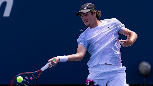 Joao Fonseca fell to Tomáš Macháč in the second round at the 2025 U.S. Open.