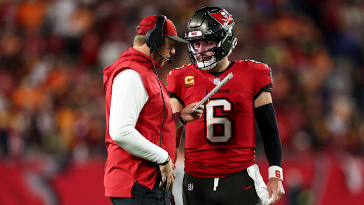 Tampa Bay Buccaneers QB Baker Mayfield set the record straight about comments Liam Coen made about him prior to leaving.