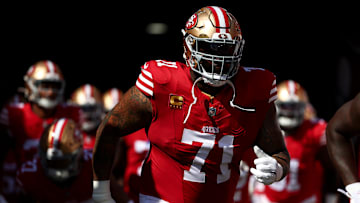 San Francisco 49ers left tackle Trent Williams (71)