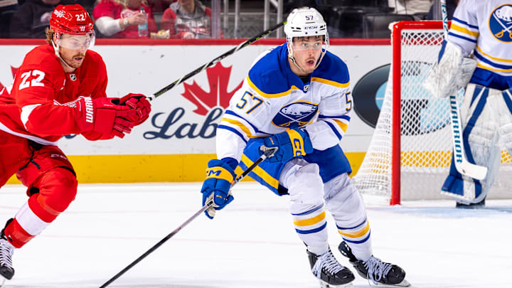 Buffalo Sabres prospect Radim Mrtka, who will play for Czechia in the 2026 World Juniors tournament