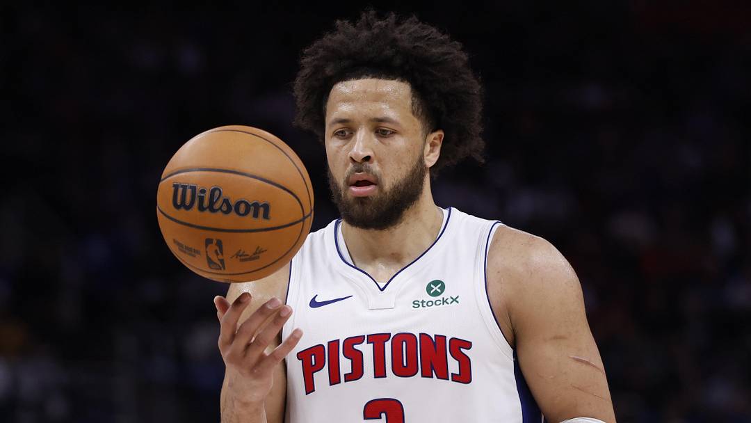 May 5, 2026; Detroit, Michigan, USA; Detroit Pistons guard Cade Cunningham (2) gets set to take a free throw in the second half against the Cleveland Cavaliers during game one of the second round of the 2026 NBA Playoffs at Little Caesars Arena. Mandatory Credit: Rick Osentoski-Imagn Images