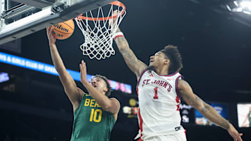 St. John's v Baylor - 2025 Players Era Tournament; St. John's basketball forward Dillon Mitchell
