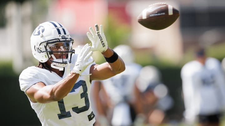 Jojo Phillips at BYU Fall camp