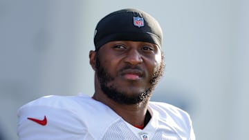 Tampa Bay Buccaneers safety Tykee Smith (23) participates in training camp at AdventHealth Training Center. 