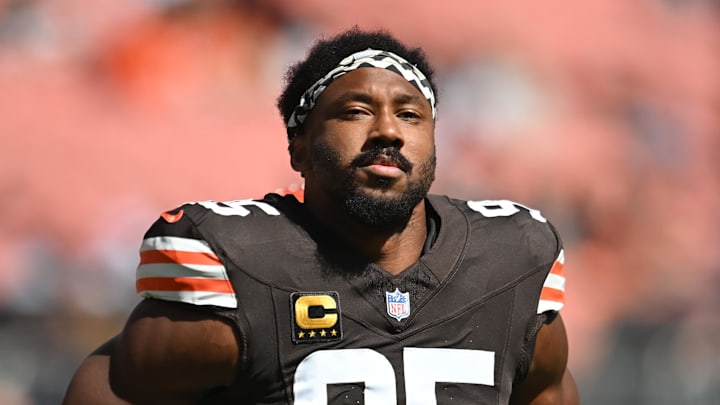 Cleveland Browns defensive end Myles Garrett