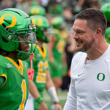 Dan Lanning has the Oregon Ducks in the AP's top four.