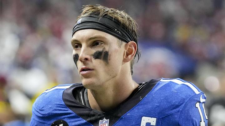 Indianapolis Colts wide receiver Alec Pierce leaves the field