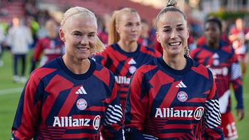 Die Bayern-Stars Pernille Harder und Giulia Gwinn Die Bayern-Stars Pernille Harder und Giulia Gwinn