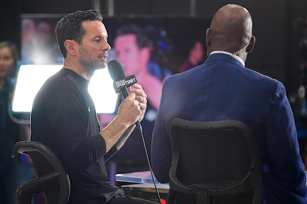 Los Angeles Lakers head coach JJ Redick during media day.