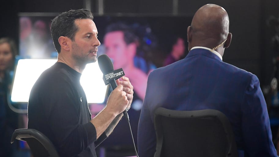 Los Angeles Lakers head coach JJ Redick during media day.