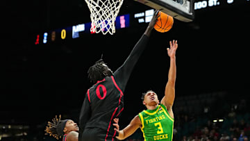 San Diego State Aztecs forward Magoon Gwath (0). 