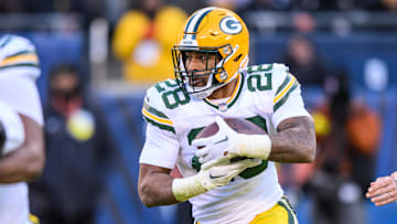 Green Bay Packers running back AJ Dillon