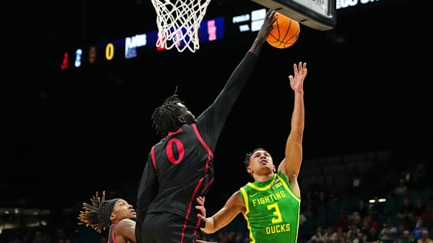 San Diego State Aztecs forward Magoon Gwath. 